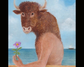 Animal Painting “Minotaur”