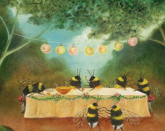 Fine Art print: "The Bees' Wedding Party"