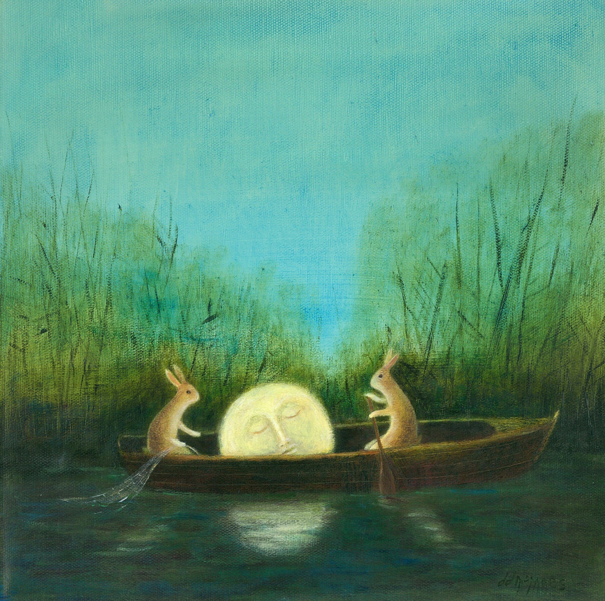 Fine Art Print of an Original Animal Painting: The
