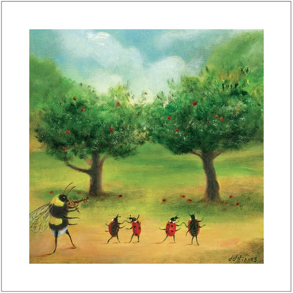 Fine Art print: "The Orchard Gavotte"