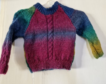 3-6 mths handknitted jumper REDUCED!!!