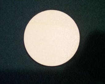 12 Pieces of 4 Inch Wooden Round Circle Cutout Wood Craft Disks
