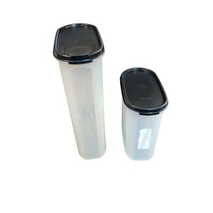 Tupperware Modular Mates Oval Black seals 5 & 3 one pour all seal