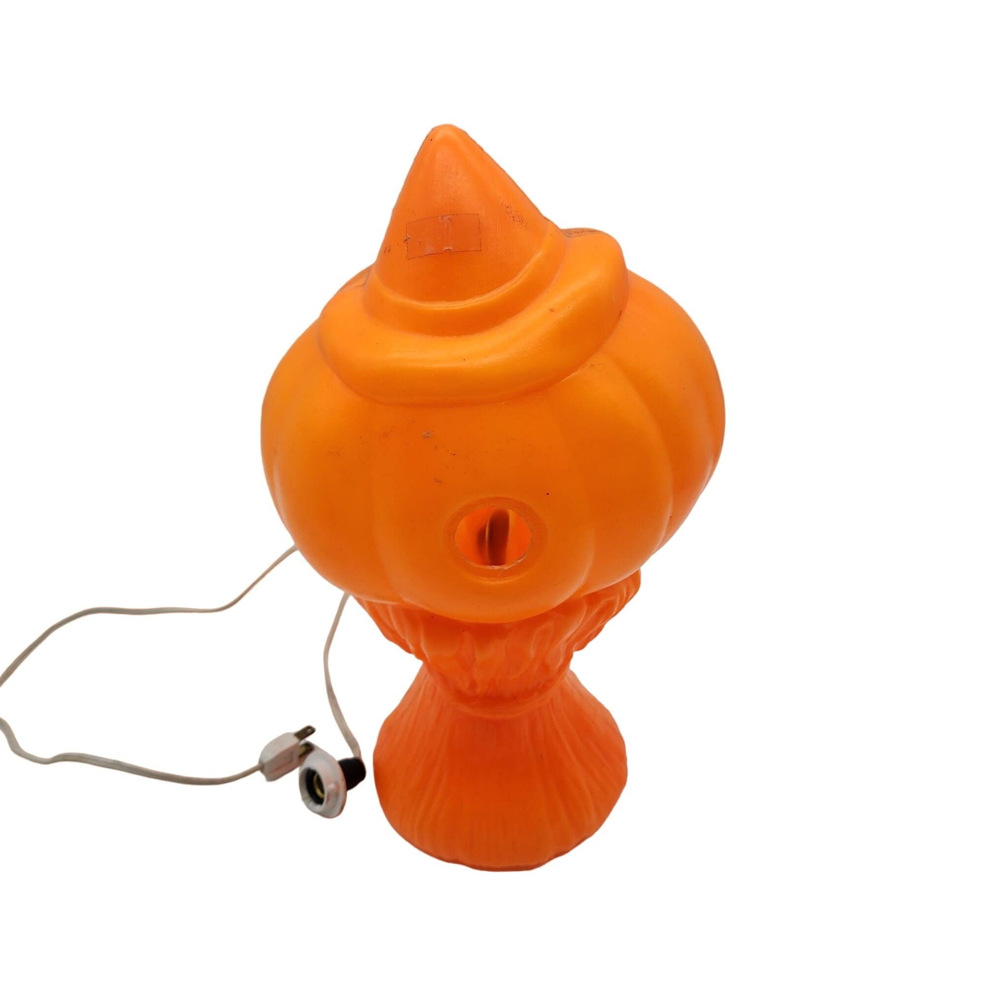 Empire Halloween Blow Mold Pumpkin Haystack Jack O Lantern 1969 ...