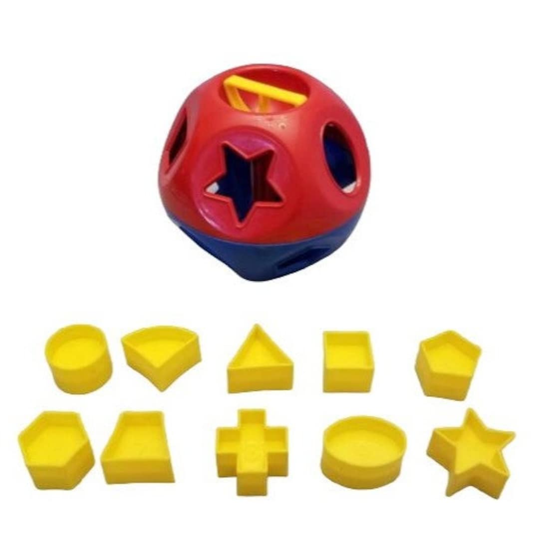 Tupperware Shapeoball Toy Sorter Complete W 10 Shapes Etsy