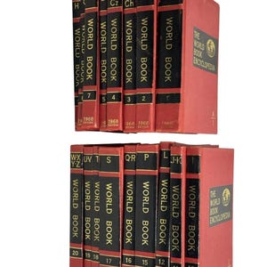 1967 World Book Encyclopedia Set - Etsy