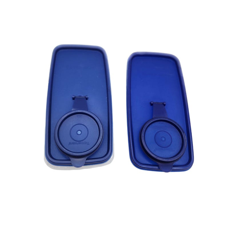 Snap Tupperware Tupperware Cereal / Oatmeal Storer Navy Seals Set of 2 - Etsy