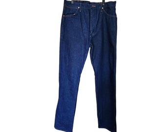 Wrangler Y2K 1990'sMens Premium Denim Jeans 13MWZ 35x36 Cowboy Cut NWOT