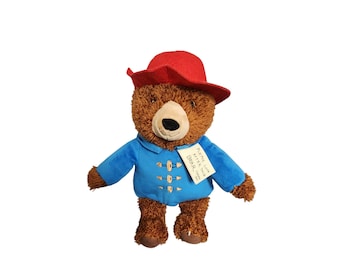 Paddington Bear Plush Toy With Blue Coat & Red Hat By Kohls Cares For Kids Collectible