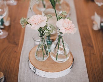 Linen Table Runner - Rustic Wedding - Natural Linen - Table Decor - Natural Table Runner - Linen Tablecloth - Christmas Table Runner