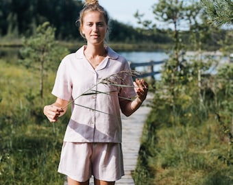 Lima Schlafanzug - Leinen Pyjama - Leinen Pyjama - Leinen Pyjama - Leinen Pyjama - Leinen Pyjama - Leinen Top