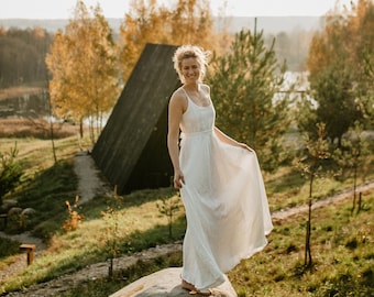 linen wedding dresses summer