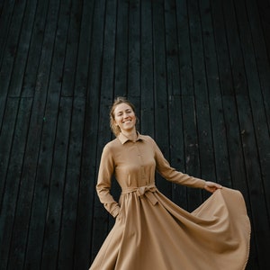 Chicago Dress - Dress - Wrap Dress - Bridesmaids Dress - Classic Dress - Winter Dress - Maternity Dress - Long Sleeve Dress - Women Dress