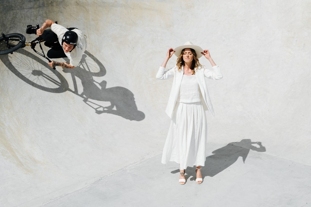 Honolulu Suit, Wedding Linen Suit, White Linen Pants, Linen Jacket