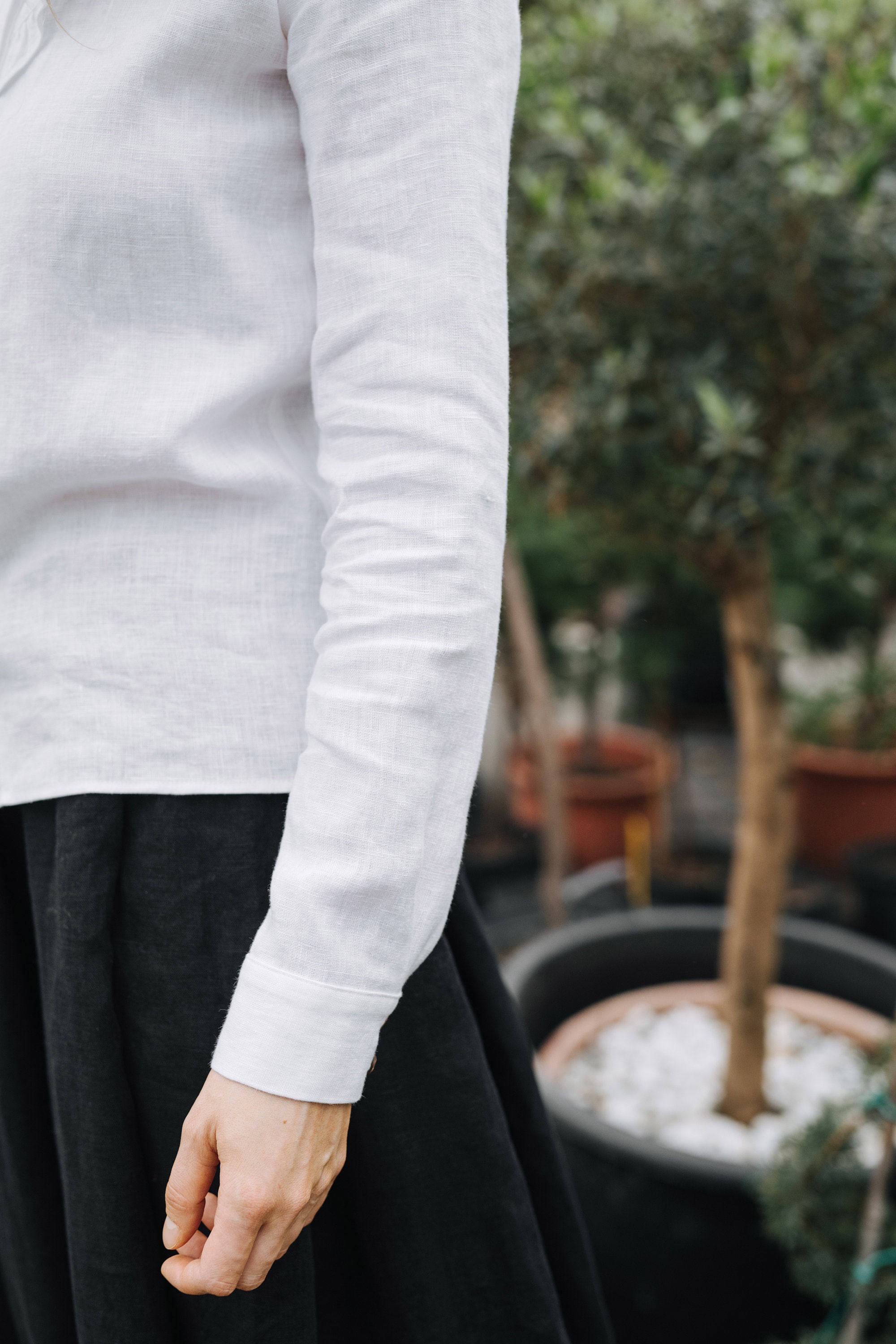 Lily Shirt, Classic Linen Shirt, Boho Linen Shirt, Wedding