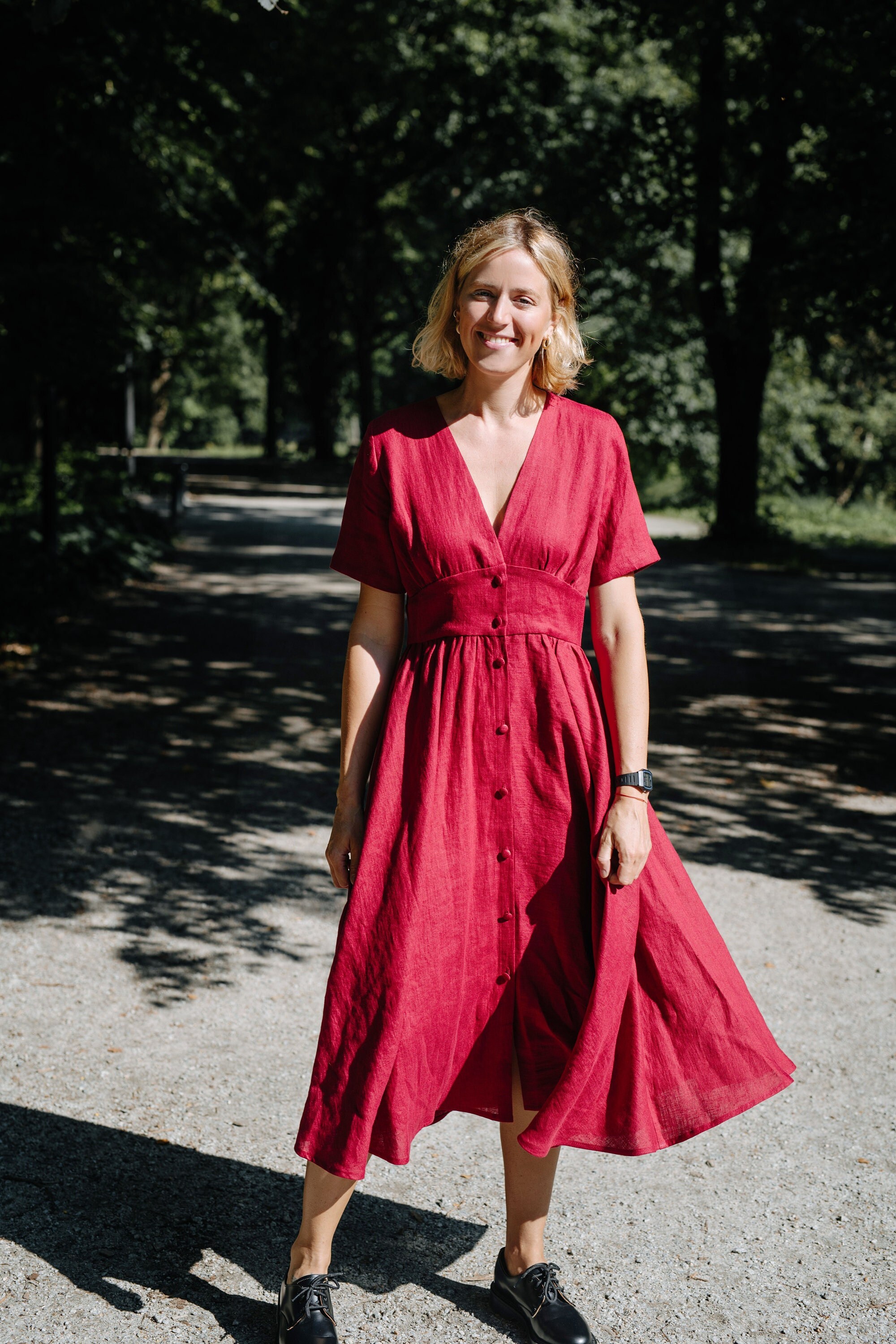 Not Perfect Linen Mama Dress - Etsy