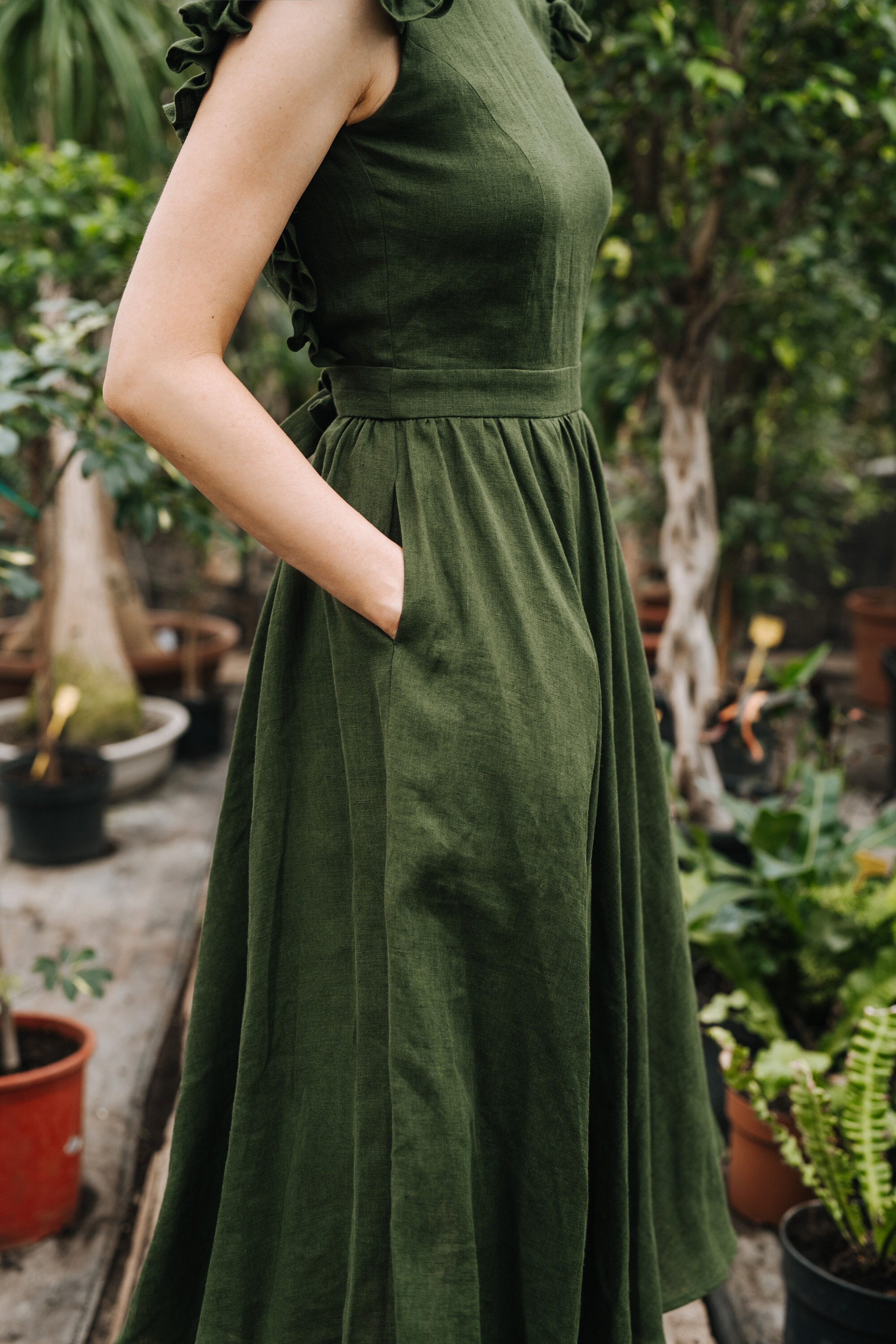 Linen dress SUNSET main image 1