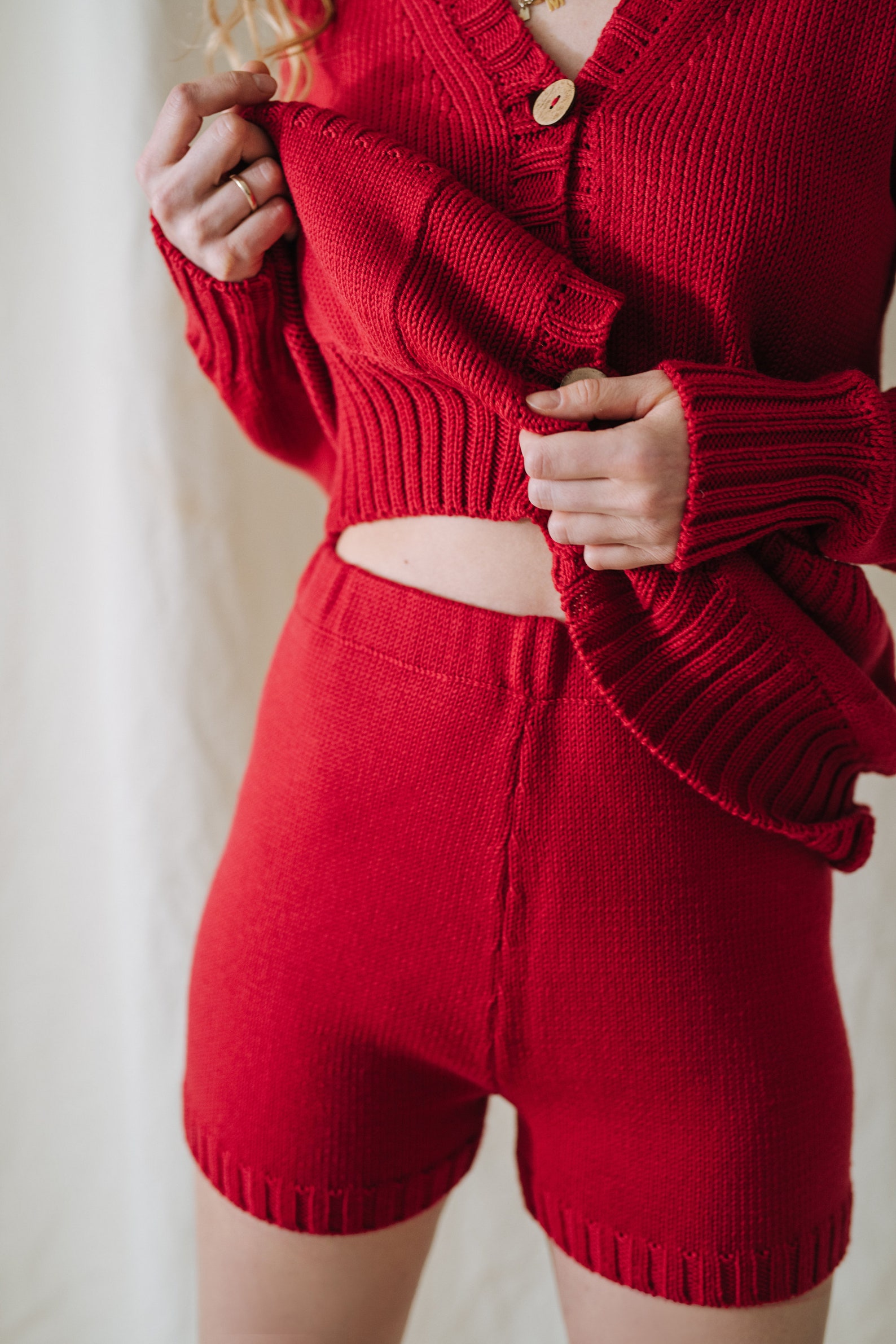 Pansy Shorts Knitted Wool Shorts Merino Wool Shorts Summer Etsy