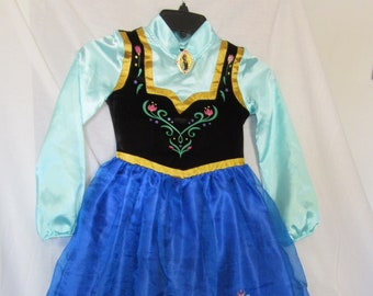 Anna Dress, Frozen, Costume, Disney Store, Girls Play Clothing for Dress-Up, Size 5/6