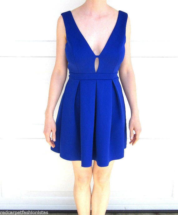 Cobalt Blue Mini Dress Size S Sexy Skater Style Vintage Windsor Cocktail Party Mod British Low V Front Bare Back Wasp Corset Prom Party - Etsy Cobalt Blue Mini Dress Size S Sexy Skater Style Vintage Windsor Cocktail Party Mod British Low V Front Bare Back Wasp Corset Prom Party - Etsy