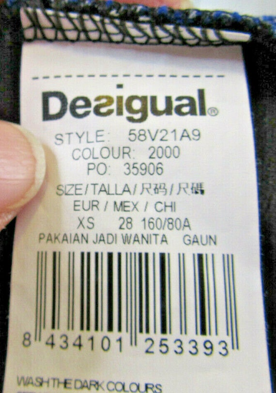 Desigual Black White Dress Office Cocktail Party,… - image 8