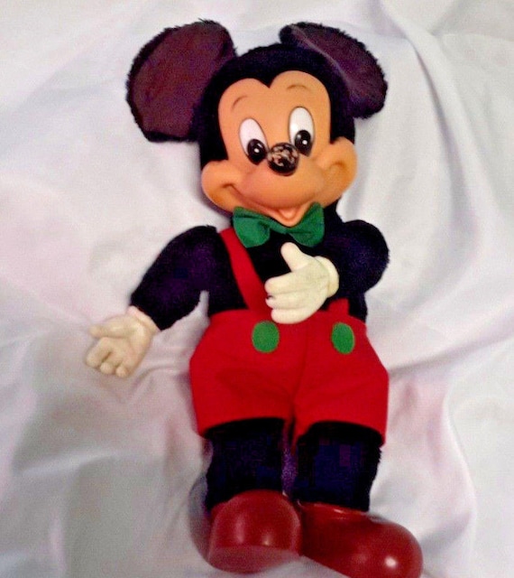 Babbo Natale Walt Disney.Topolino Vintage Walt Disney Ripieno Bambola Babbo Natale Etsy