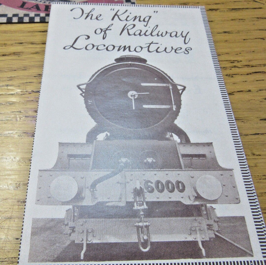 Vintage Railroad Memorabilia the King of Railway 4 Etsy