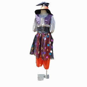 Girls 8-10 Teen Forrest  Witch with hat