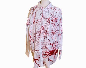 Blood Spatter Shirt Men's 4XL 36-37