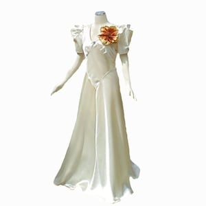 white christmas dresses Emelia White Puff-Sleeve Skater Mini Dress – Club L London main image 1