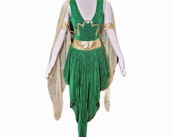 Green Velvet Goddess Medusa Sexy Snake Costume Dress With Slit - Etsy Green Velvet Goddess Medusa Sexy Snake Costume Dress With Slit - Etsy