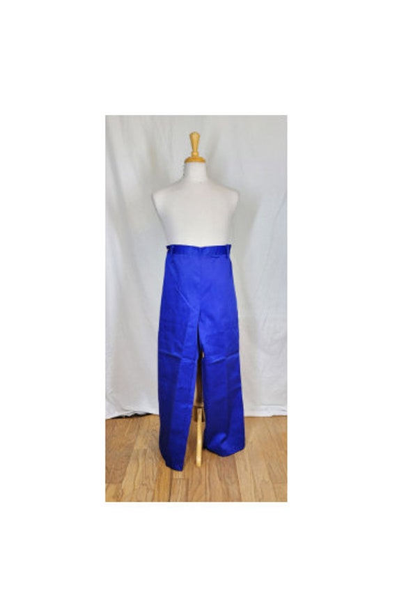 Adult XL 30 inch inseam plain Blue Pants - image 1