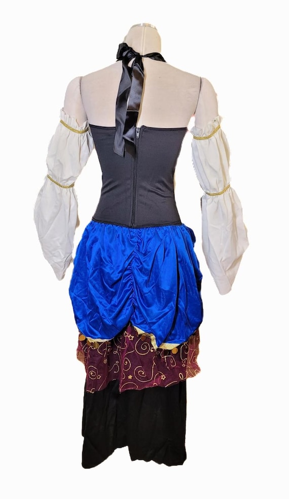 Women's Gypsy Costume With Head Wrap - Etsy