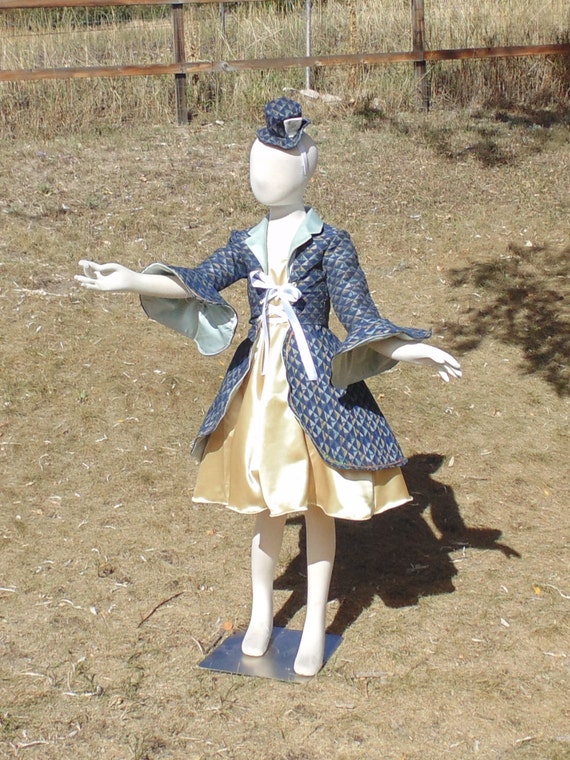 Costume da Cappellaio Matto Alice nel Paese delle Meraviglie per ragazze  6-8 anni, 4 pezzi, completo di mini cappello -  Italia