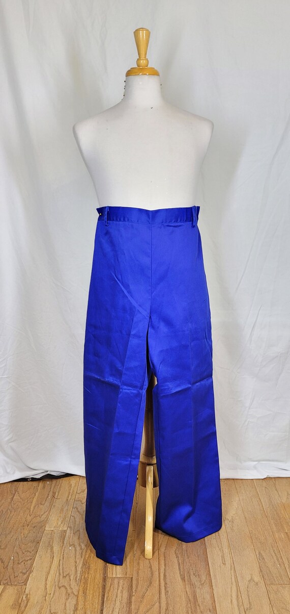 Adult XL 30 inch inseam plain Blue Pants - image 2