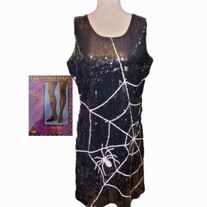 beaded spider web dress Cobweb Midi Dress