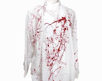 Blood Spatter Shirt Men's 2XL 34-35