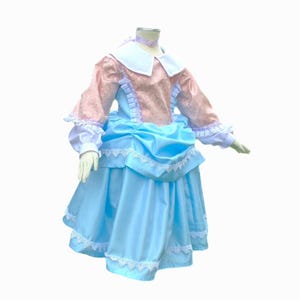Girls 4-5 Pretty Historical party frock with petticoat, pantalets, and choker
