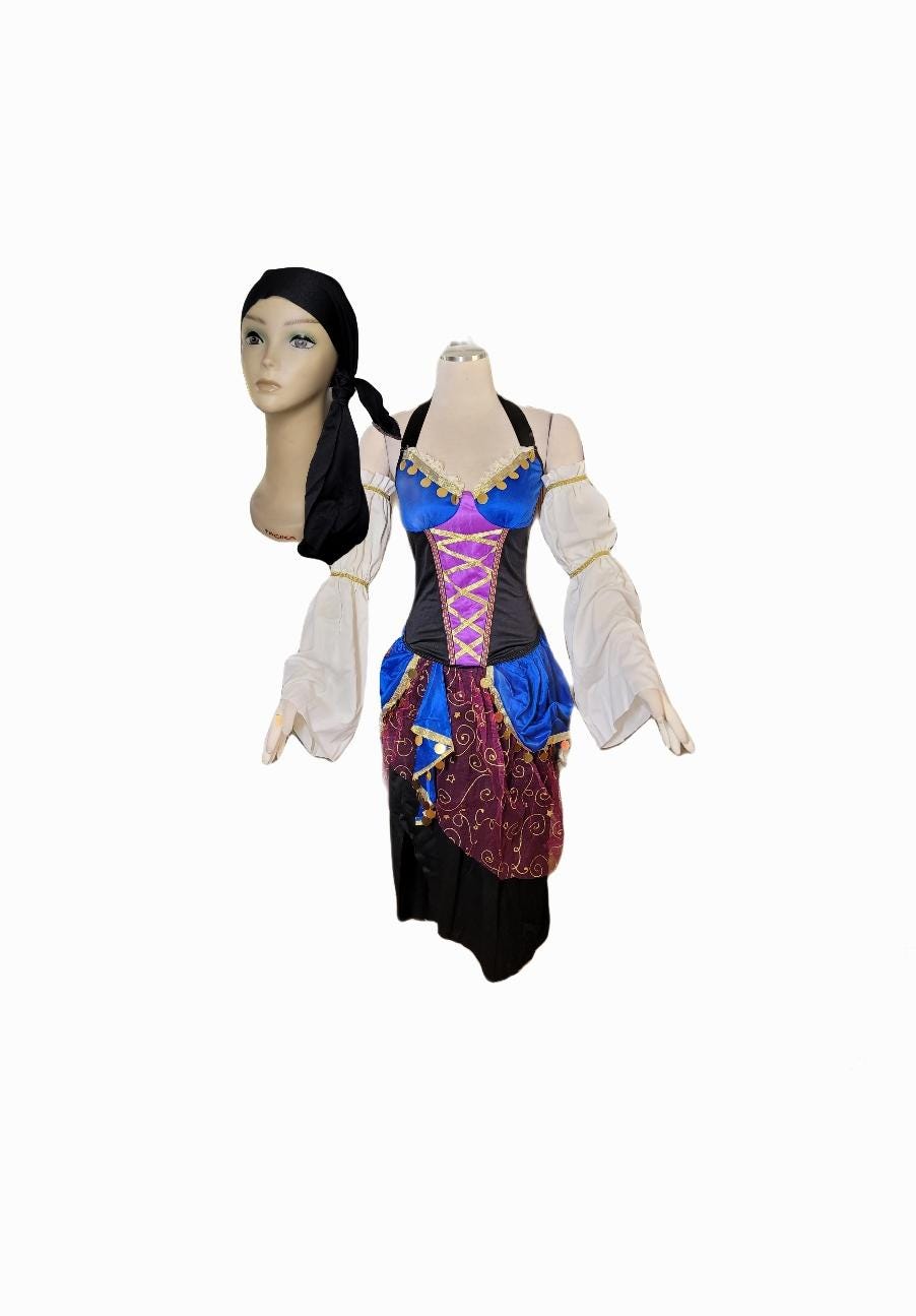 Gypsy様リクエスト　ダッフィコスチューム Women's Gypsy Costume With Head Wrap - Etsy