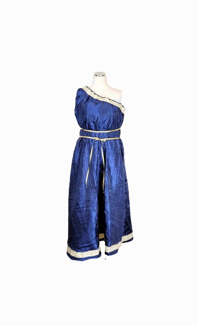 blue toga dress Roman Greek Goddess Toga - Ombre - Cream/Blue - Costume - Women