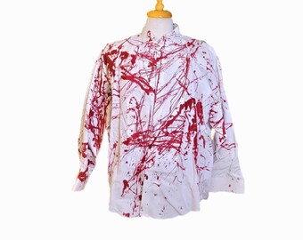 Blood Spatter Shirt Men's 2XL 34-35