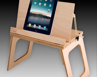 The iPad Desk Portable Crafting Painting Reading Laptop Book Stand Cookbook Scrapbooking Notebook Holder Easel Bed Tray