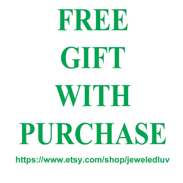 Jeweledluv Free Gift with Purchase Gift for Her Gift for Him ladies womens mens Jewelry Jewellery Jewellry sale