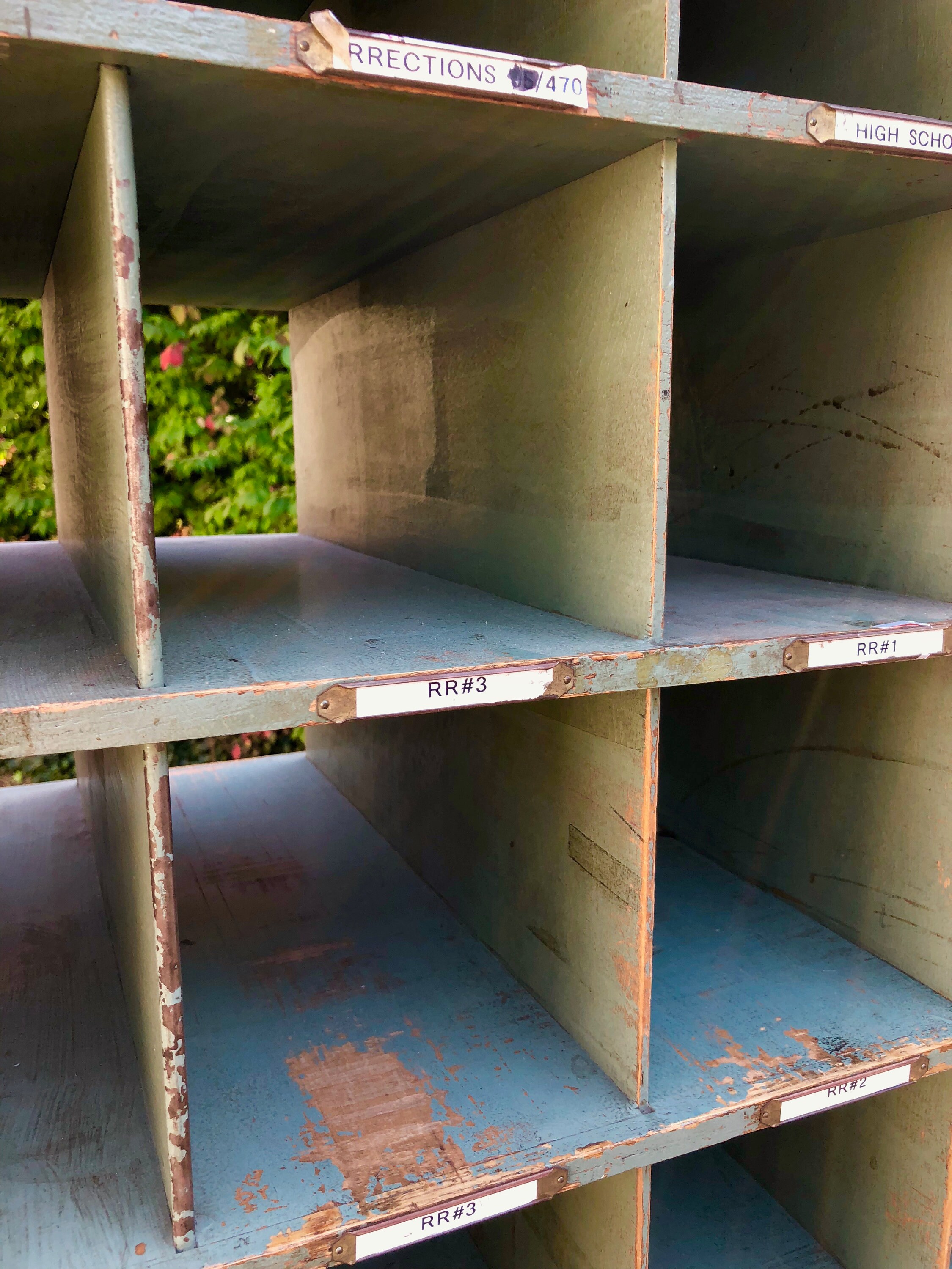 Post Office, PO, Postal Sorting Cabinet, Organizer, Display, Divided ...