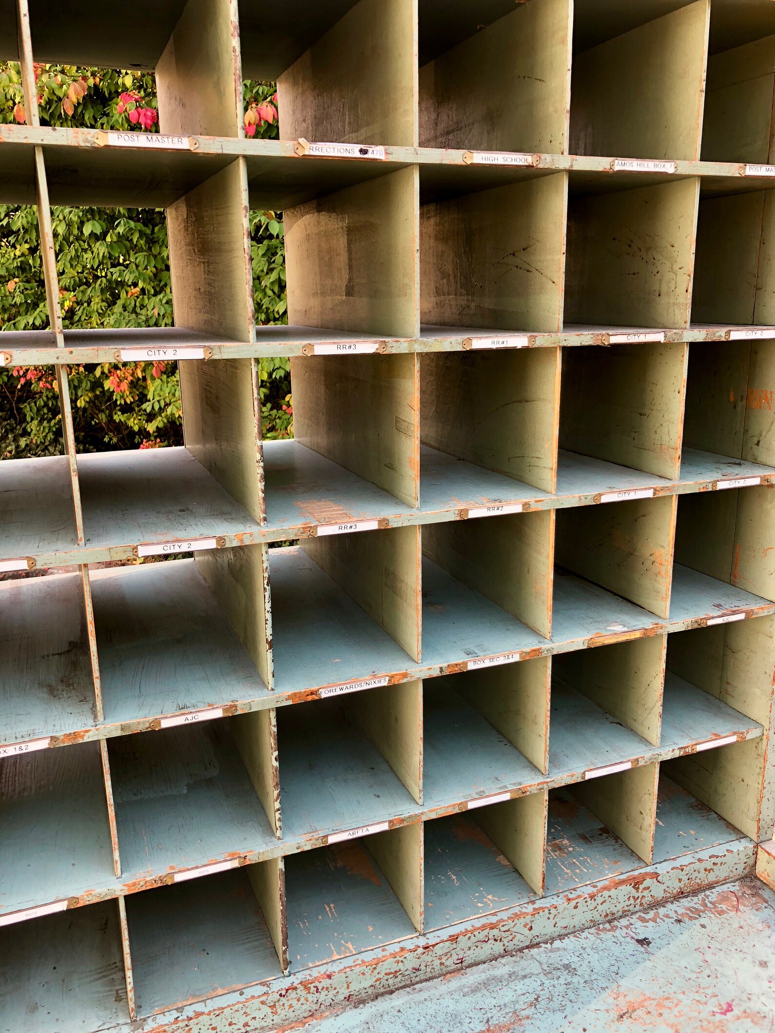 Post Office, PO, Postal Sorting Cabinet, Organizer, Display, Divided ...