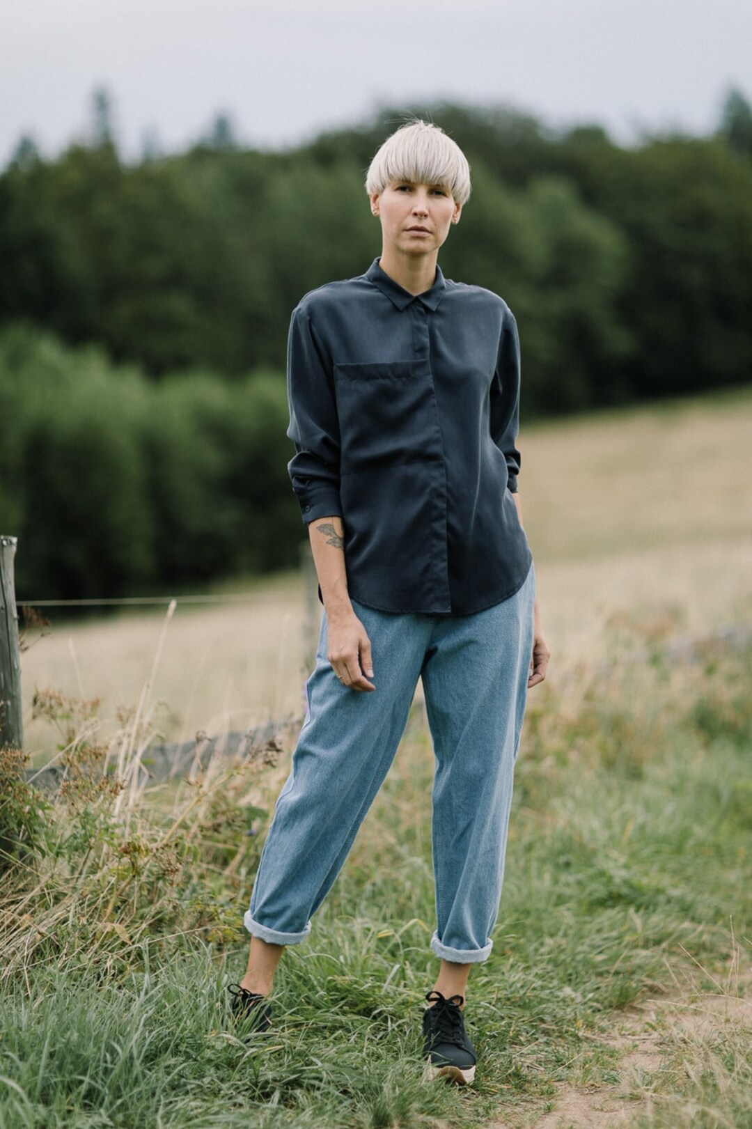 【Anyone more】Poyu Light Blue Washing Denim Wide Pants 073124_KIDSUPER_AW24-PT-