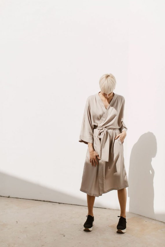 beige kimono cardigan