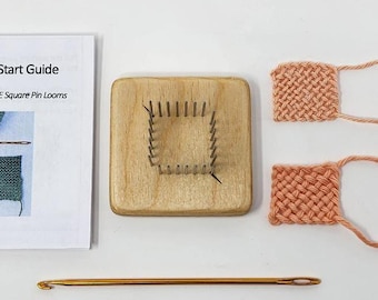 Square 1" - F and R (fine and regular sett) - Square Pin Loom Kit