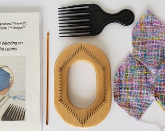 Elongon™ 2" Fine-Sett - Elongated Hexagon Pin-Loom Kit