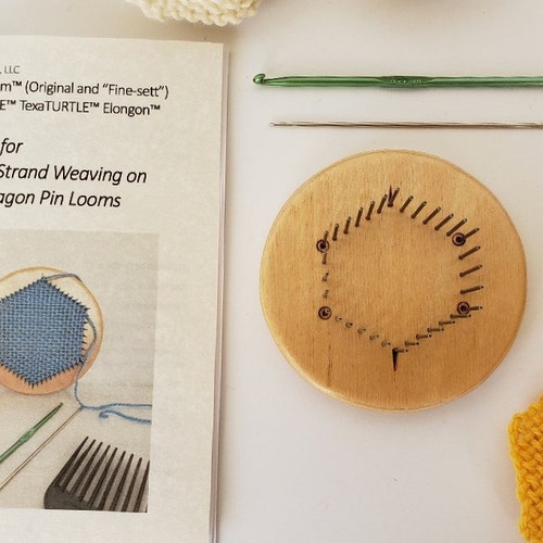 TinyTURTLE™ Hexagon Pin-Loom Kit, 2", R-Regular sett